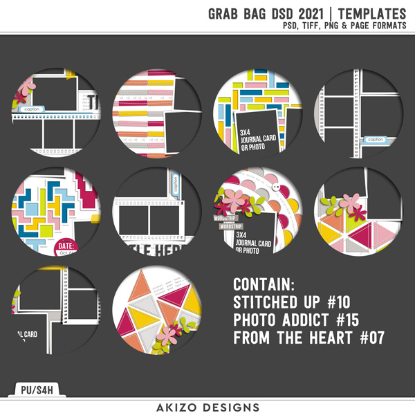 Grab Bag DSD 2021 | Templates by Akizo Designs