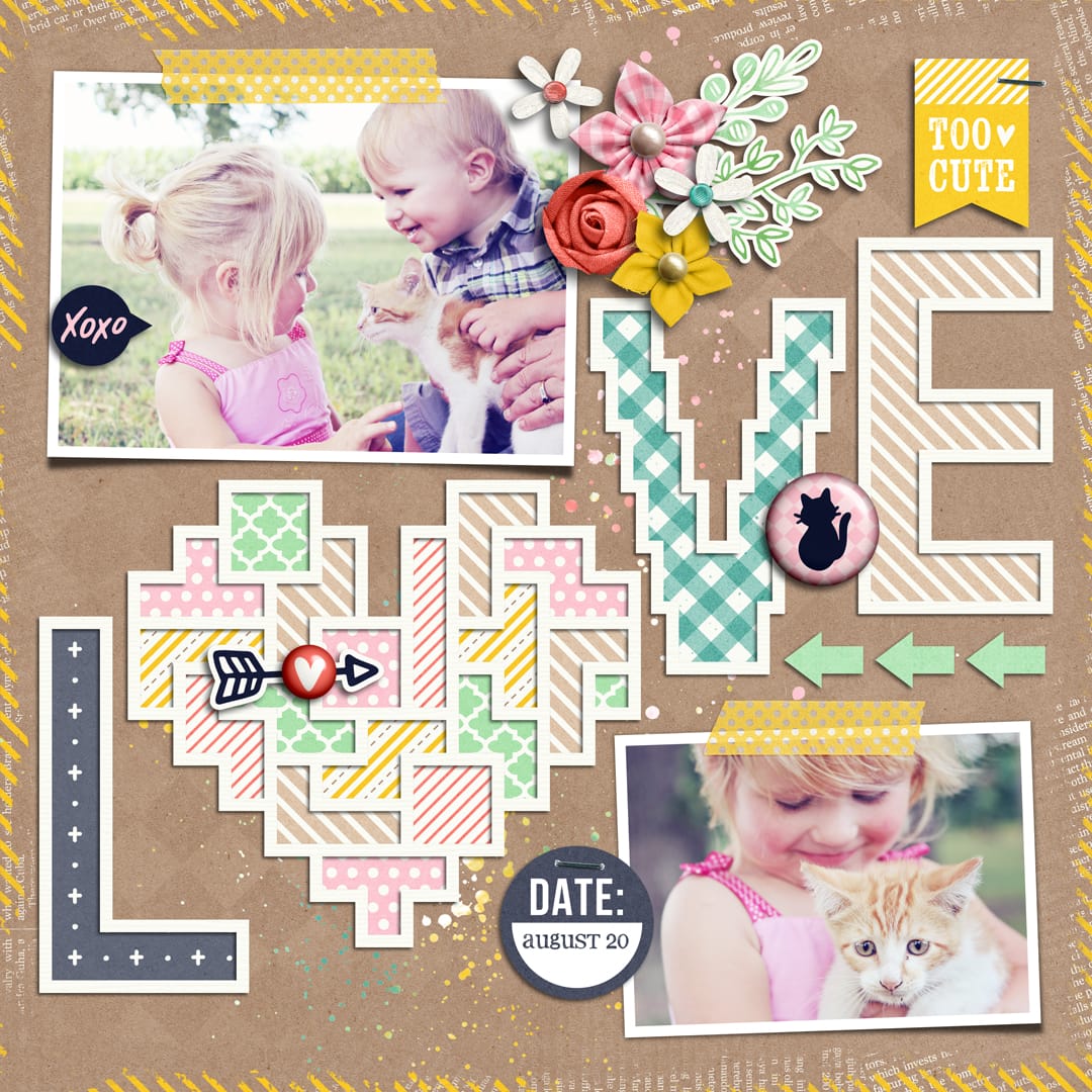 Layout Sample of From The Heart 07 | Templates