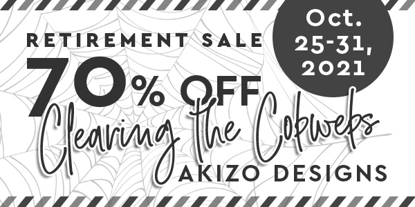 Clearing the Cobwebs 70% Retirement Sale | Akizo Designs | Digital Scrapbooking