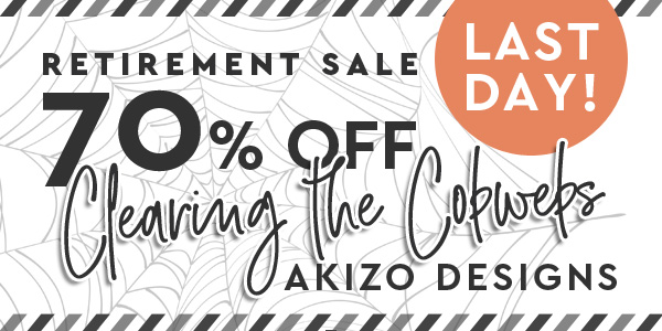 Clearing the Cobwebs 70% Retirement Sale | Akizo Designs | Digital Scrapbooking