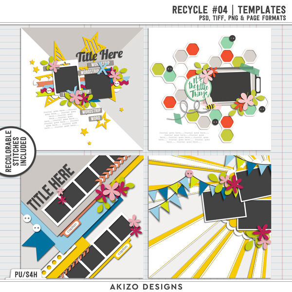 Recycle 04 | Templates by Akizo Designs