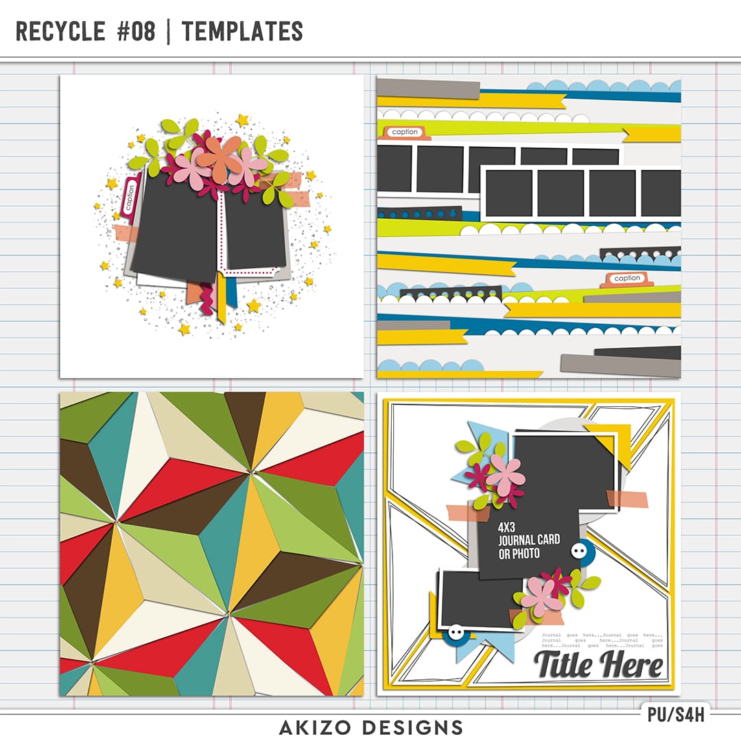 Recycle 08 | Templates | Templates by Akizo Designs