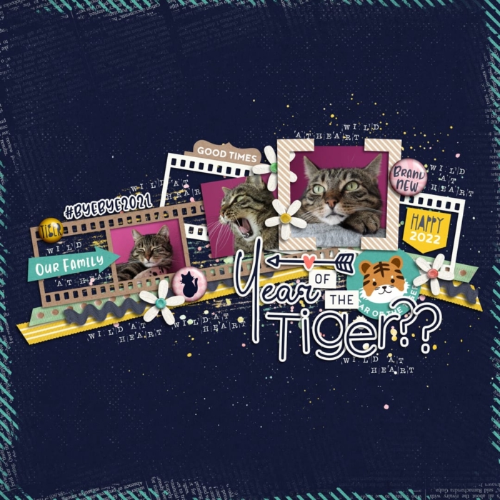 This Makes Me Happy | Collection, New Year Greetings 2022, Paper Play 14 | Templates