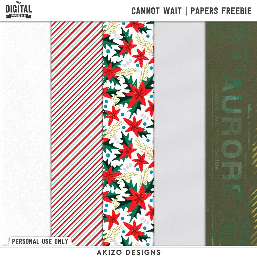 Cannot Wait | Papers Freebie