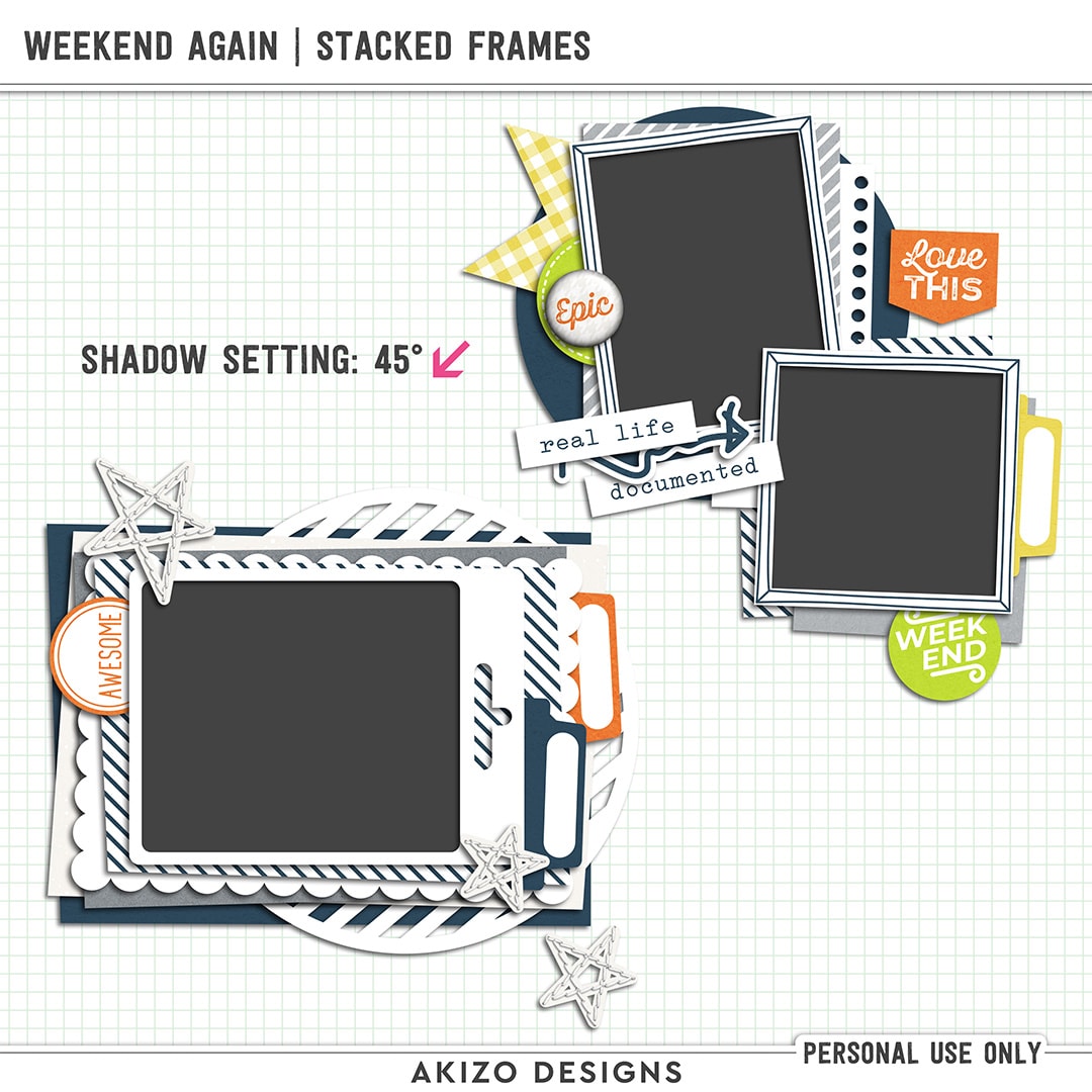 Weekend Again | Stacked Frames