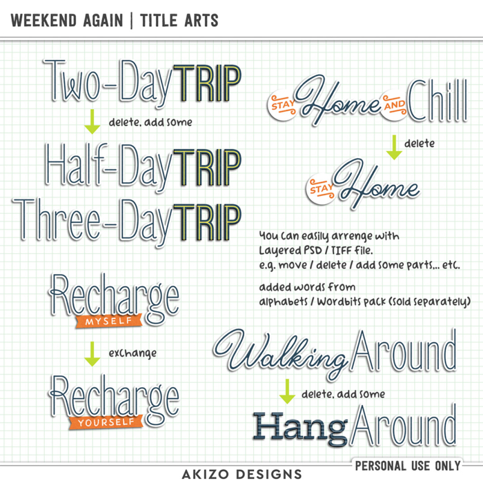 Weekend Again | Title Arts