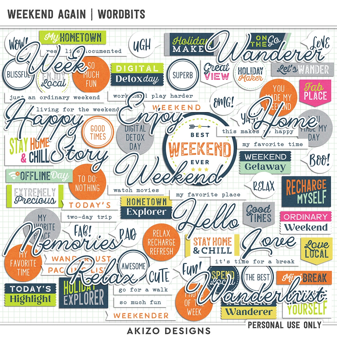 Weekend Again | Wordbits