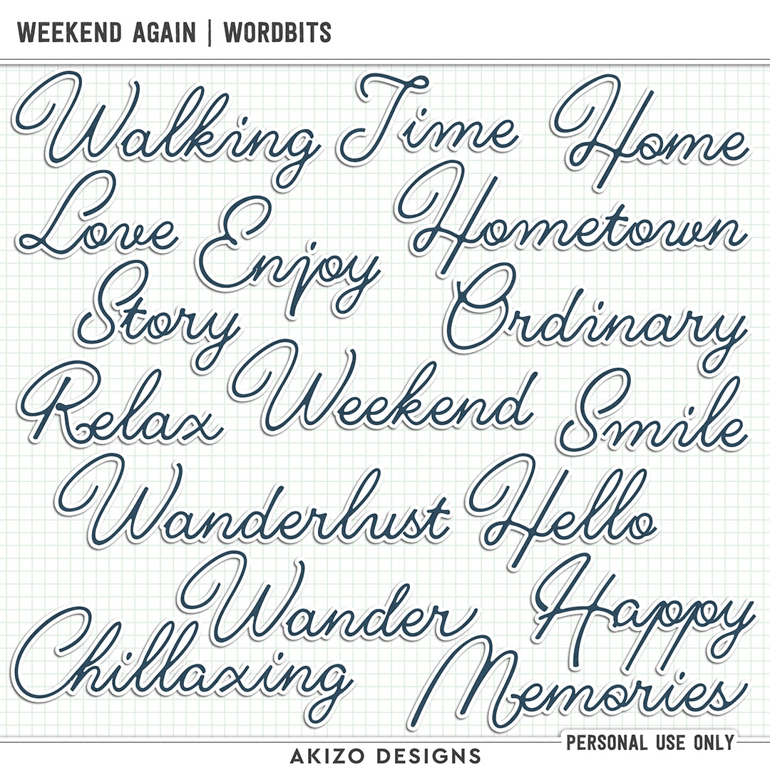 Weekend Again | Wordbits