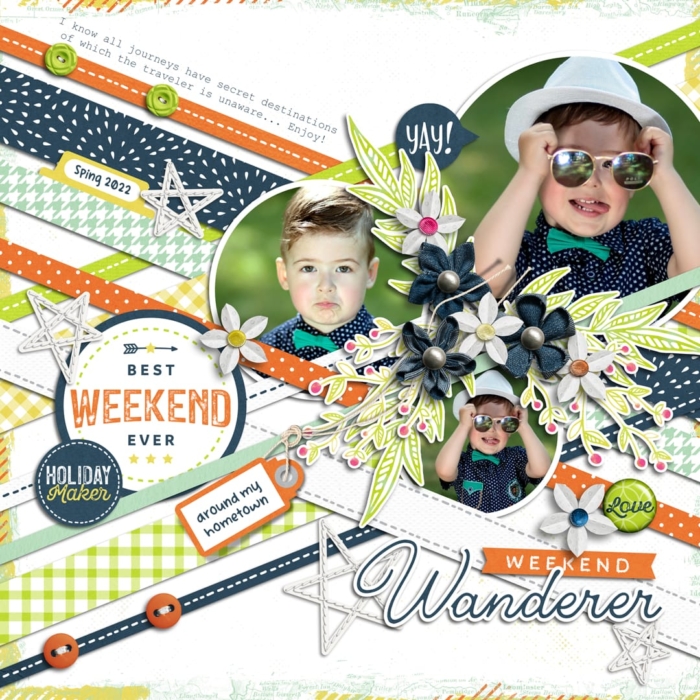 Weekend Again | Collection, Paper Play 17 | Templates,