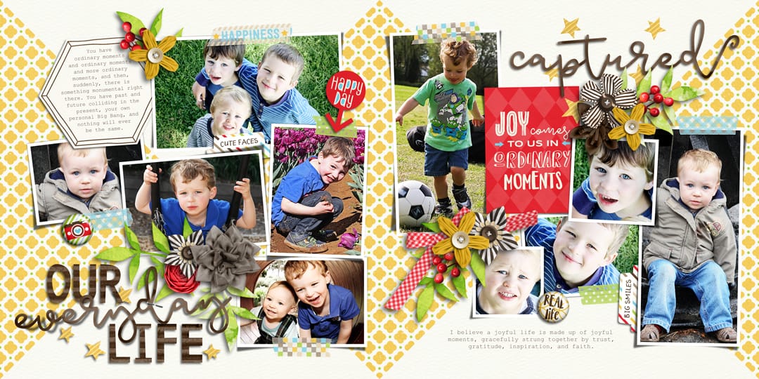 Layout Sample of Ordinary Day Again | Quickpages