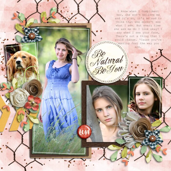 Natural Beauty | Collection, Playing With Journal Cards 05 | Templates