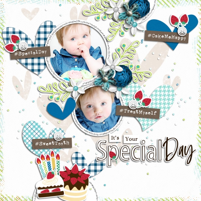 Time For Cake | Collection, From The Heart 03 | Templates