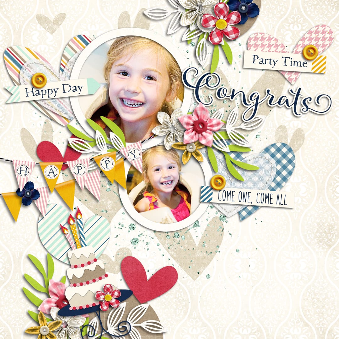 Layout Sample of From The Heart 03 | Templates