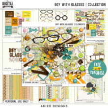 New + Boy With Glasses | Collection + FREE with Purchase