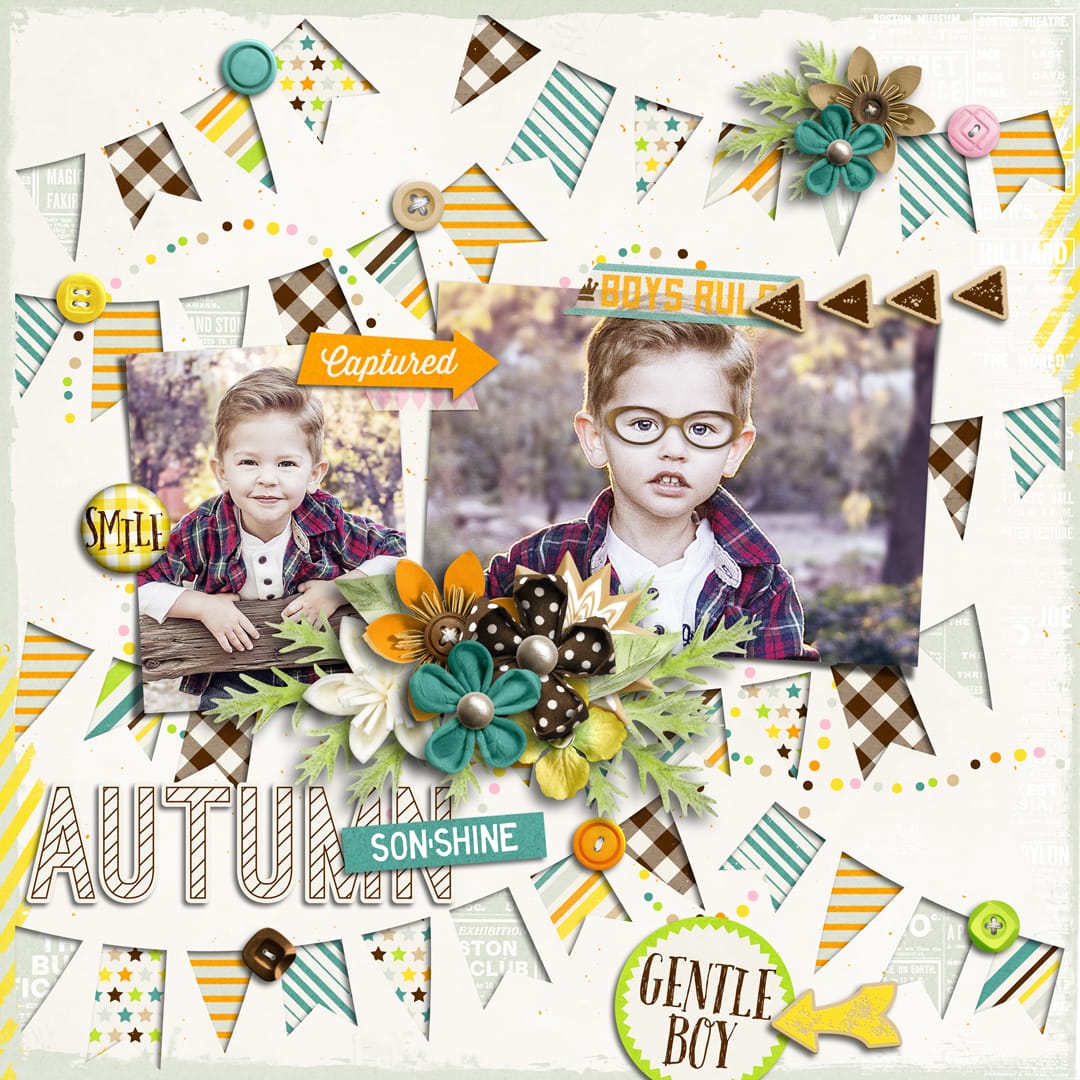 Layout Sample of Boy With Glasses | Collection