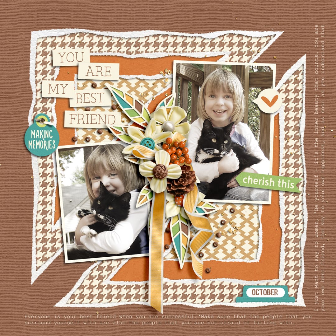 Layout Sample of Torn Paper Play 06 | Templates