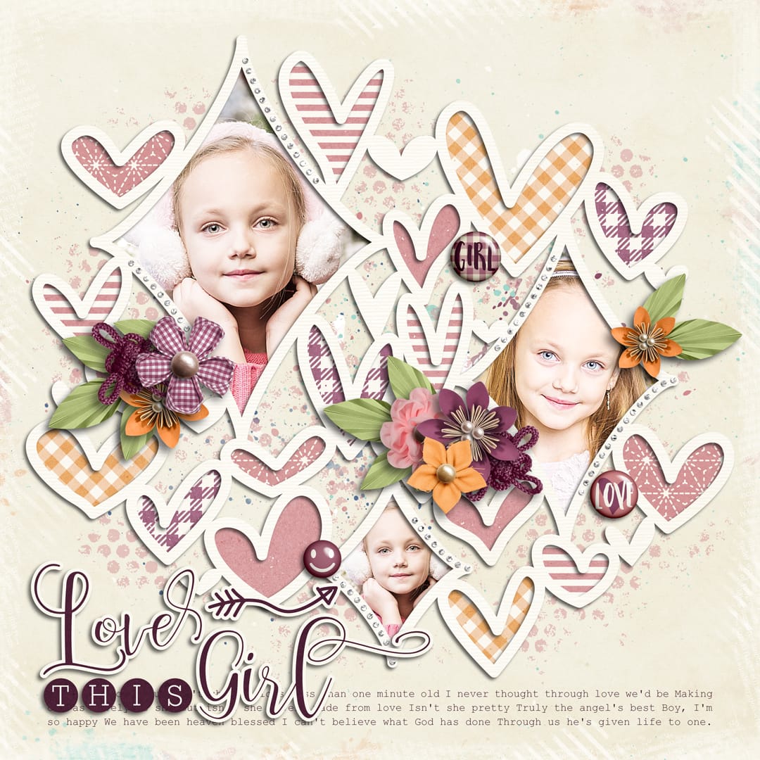 Layout Sample of From The Heart 06 | Templates