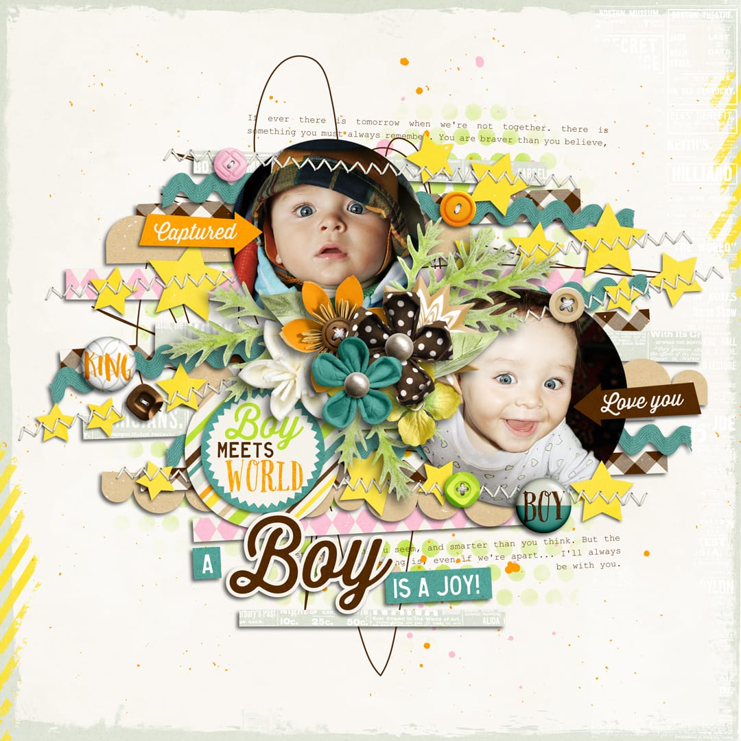 Layout Sample of Boy With Glasses | Collection