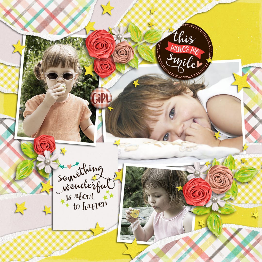 Layout Sample of Torn Paper Play 07 | Templates