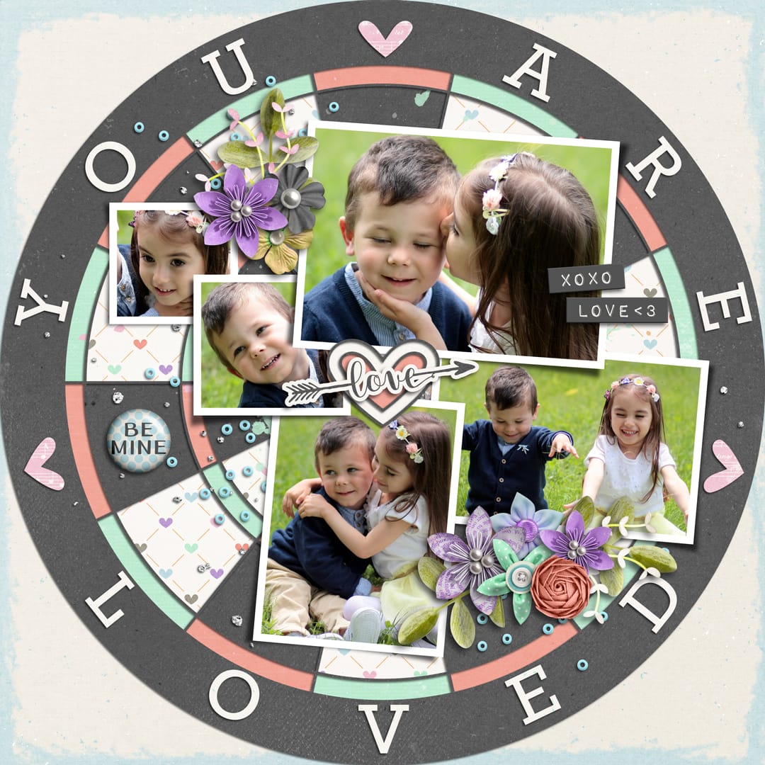 Layout Sample of From The Heart 05 | Templates