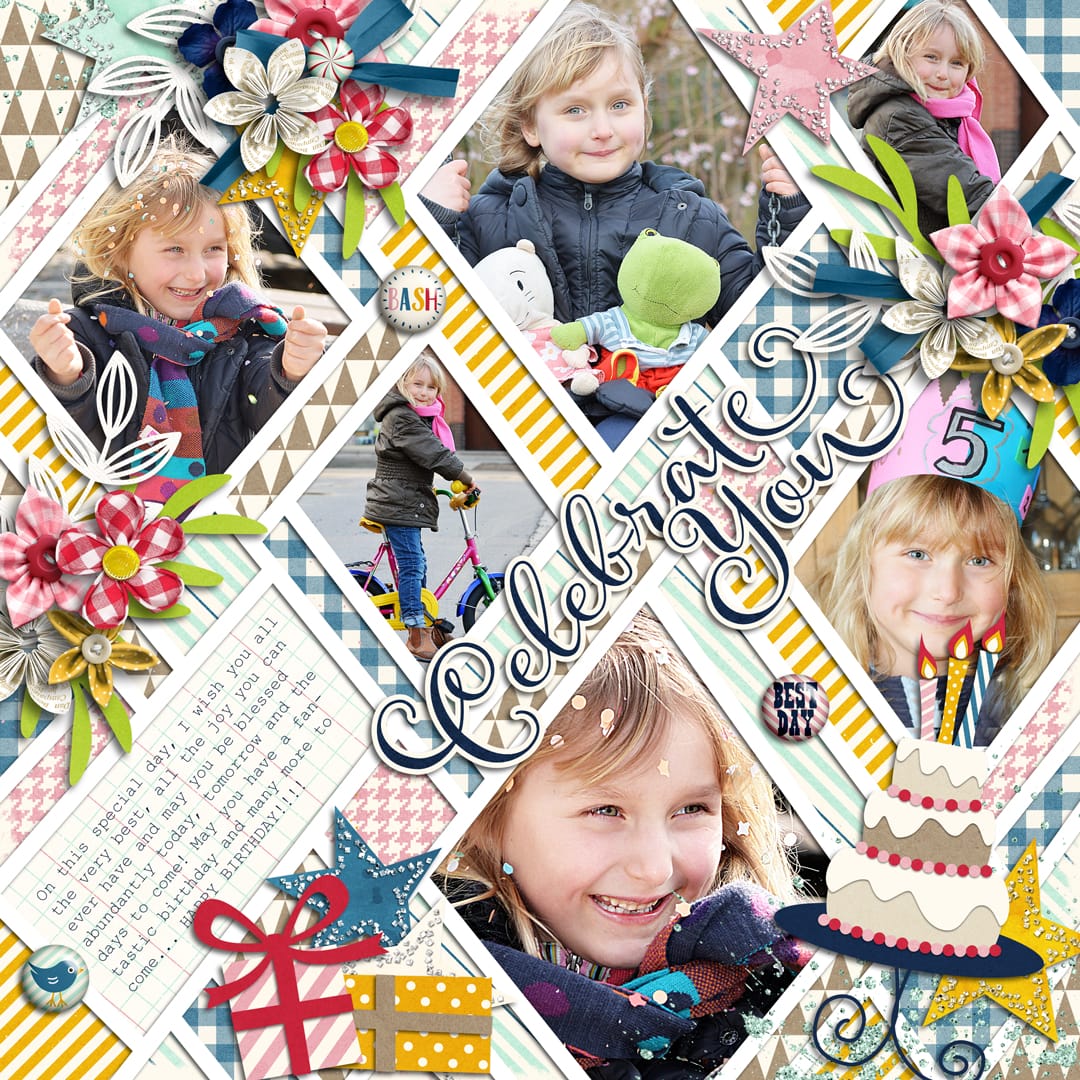 Layout Sample of Crazy Squares 07 | Templates