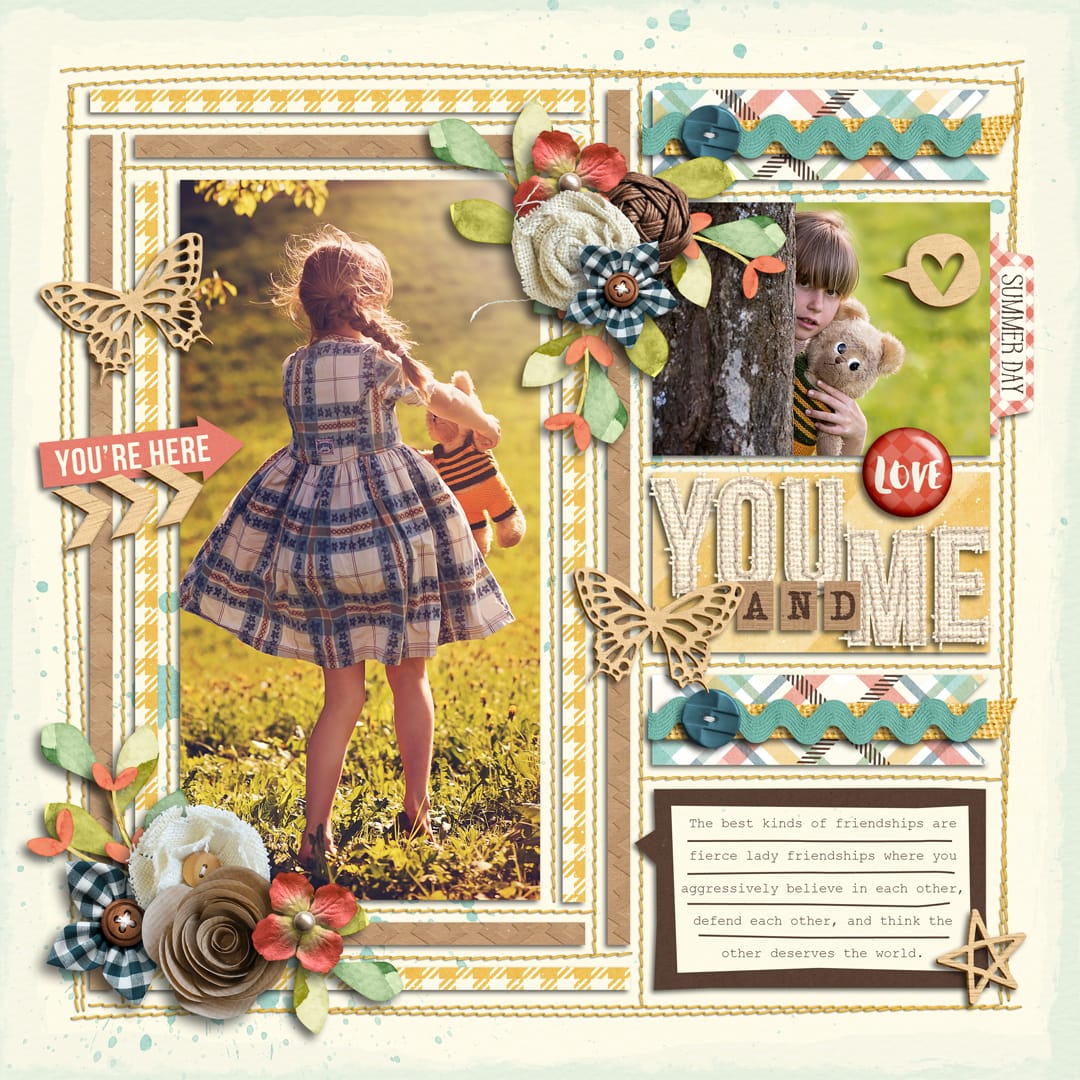 Layout Sample of In The Box 06 | Templates + Natural Beauty | Collection