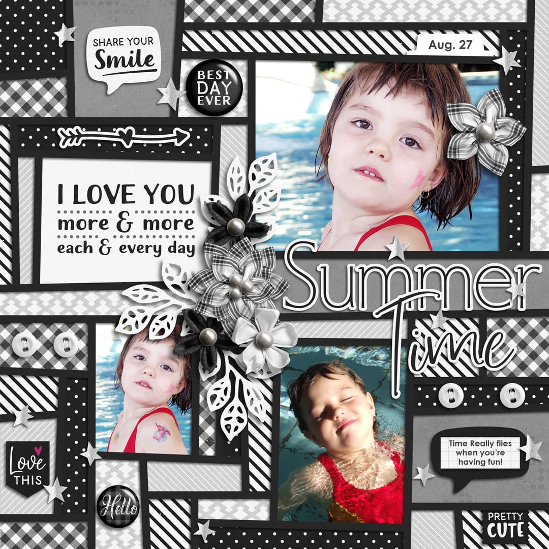Layout Sample of Crazy Squares 09 | Templates