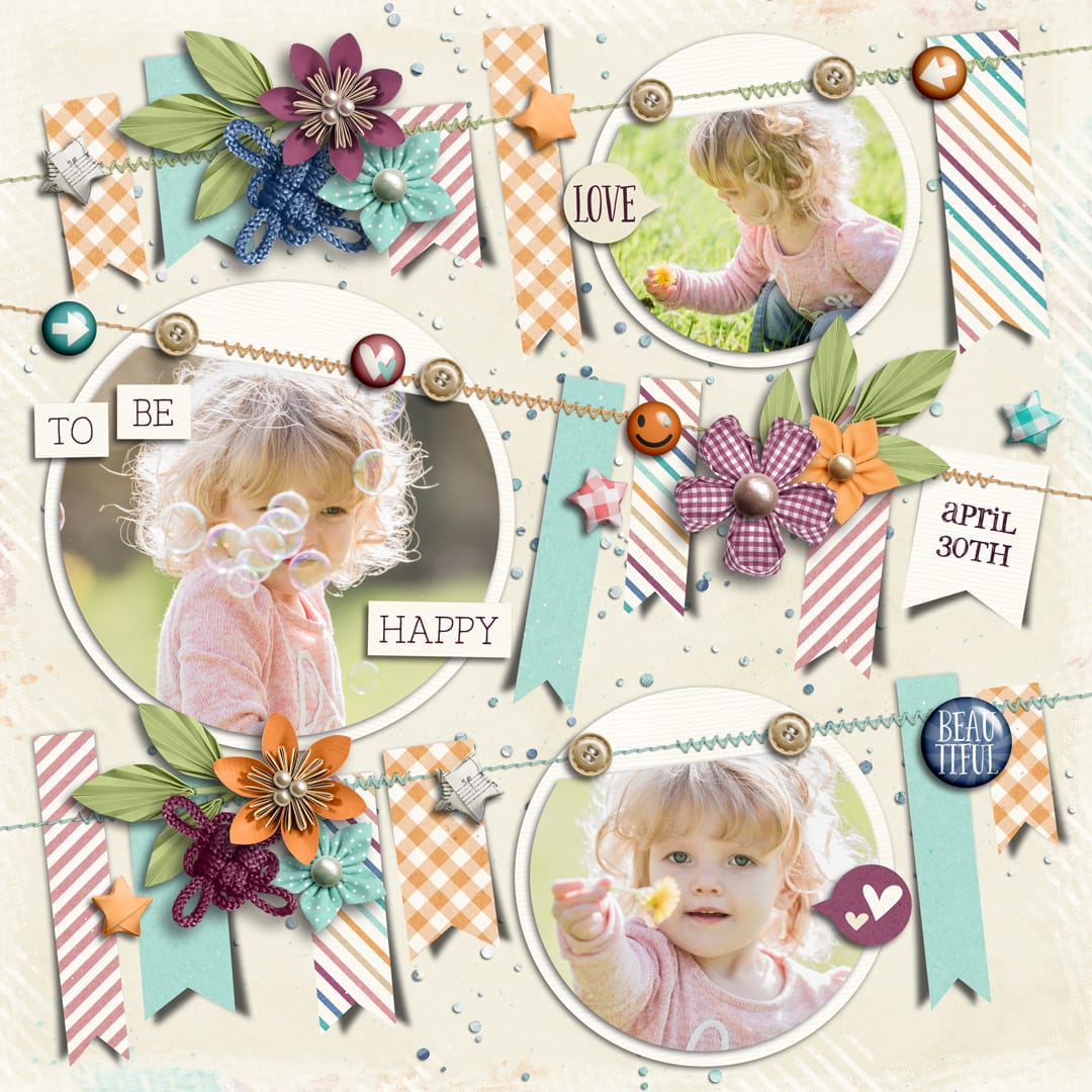 Layout Sample of Be Happy And Smile | Quickpages 02