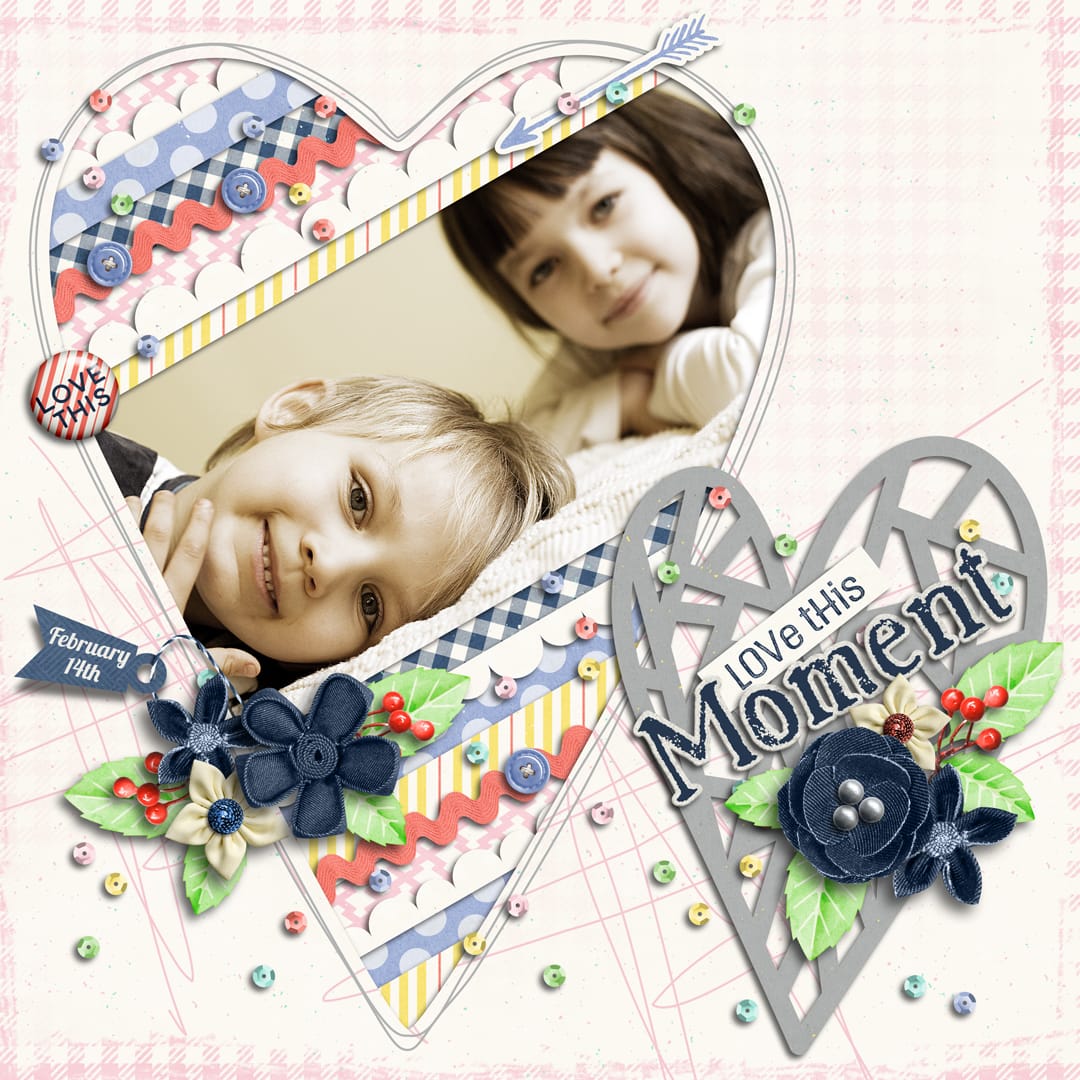 Layout Sample of From The Heart 06 | Templates