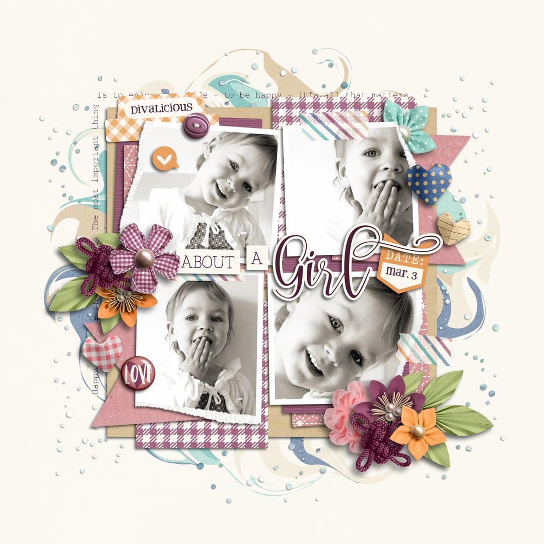 Be Happy And Smile | Collection, Torn Paper Play 02 | Templates