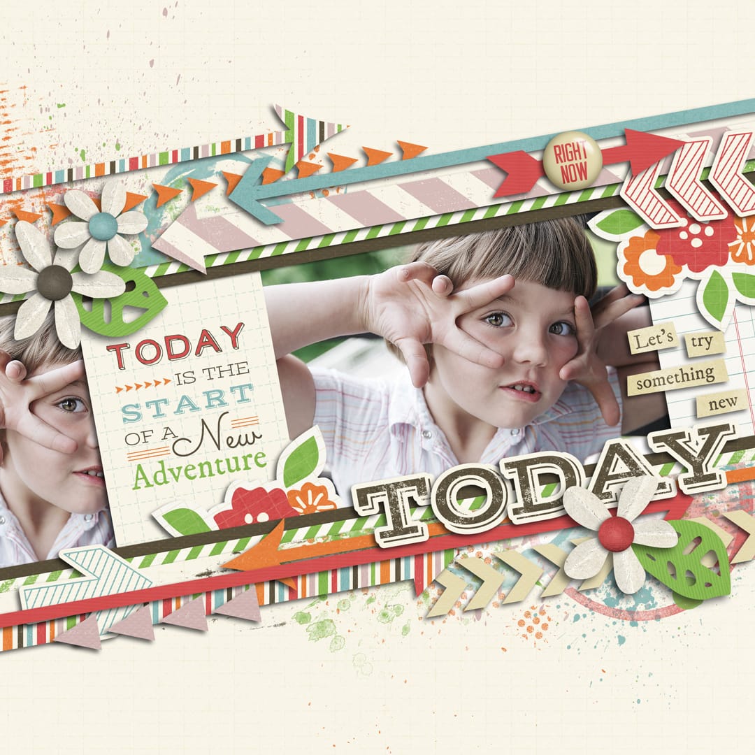 Layout Sample of Playing With Journal Cards 01 | Templates