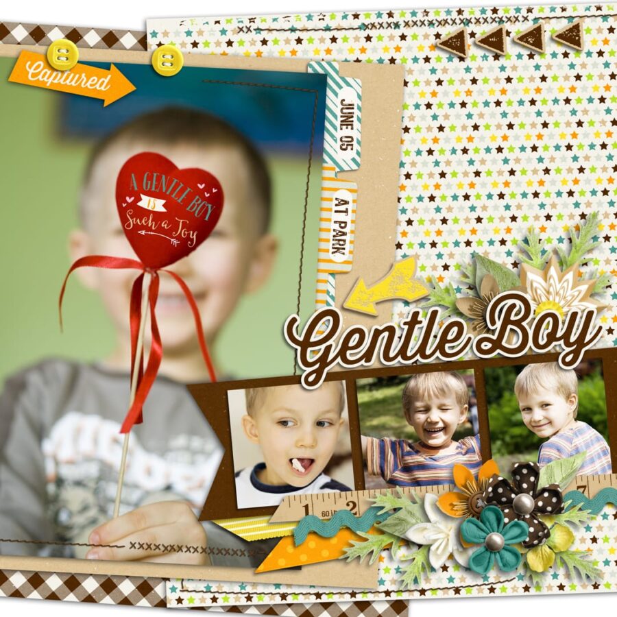 Boy With Glasses | Collection, Stitched Up 02 | Templates