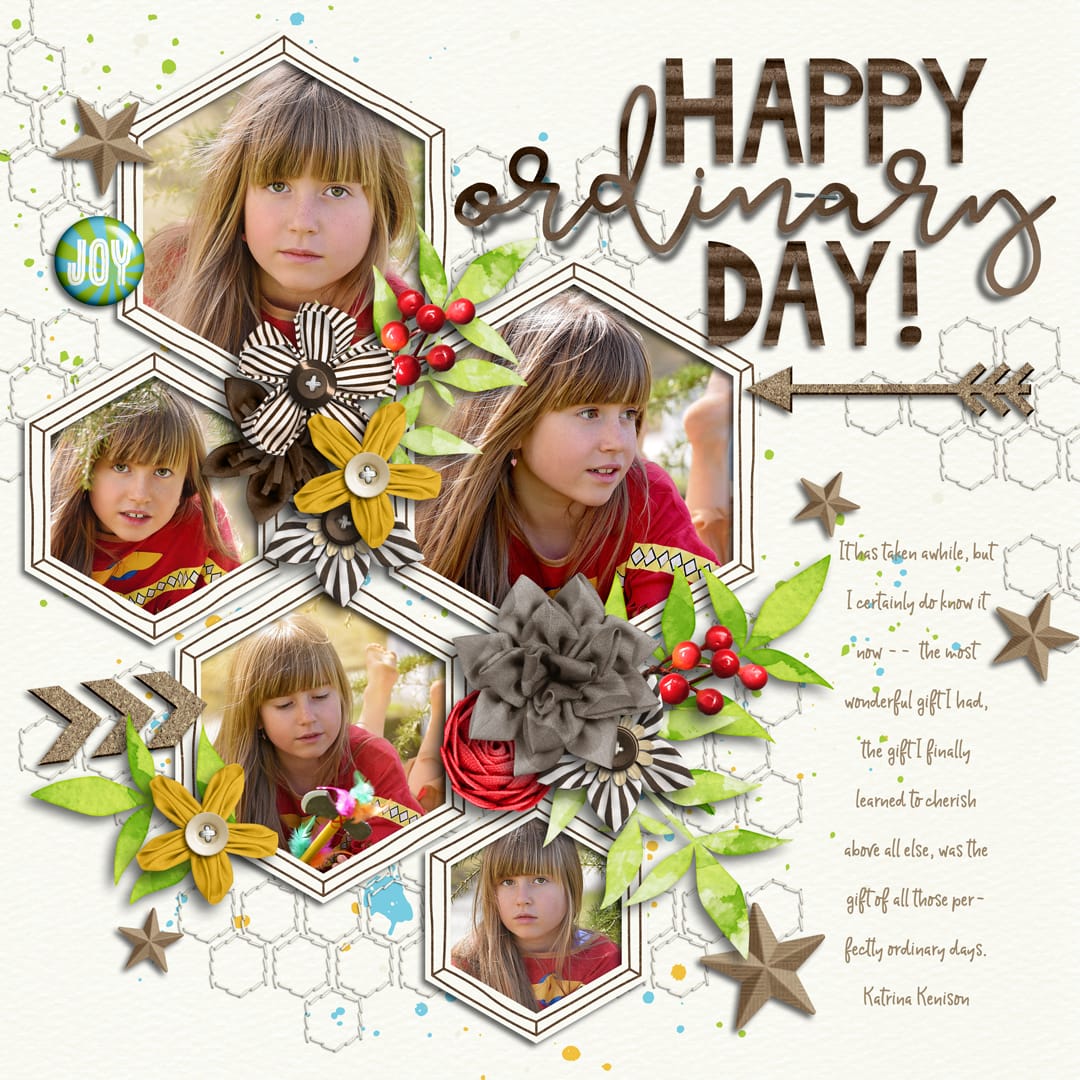 Layout Sample of Ordinary Day Again | Quickpages