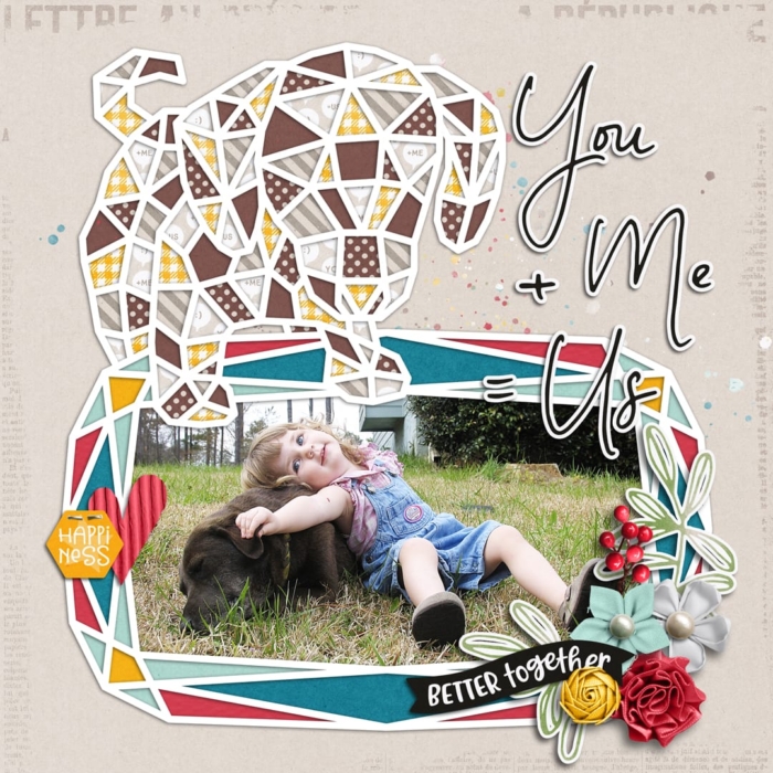 You + Me = Us | Collection, Crazy Squares 12 | Templates