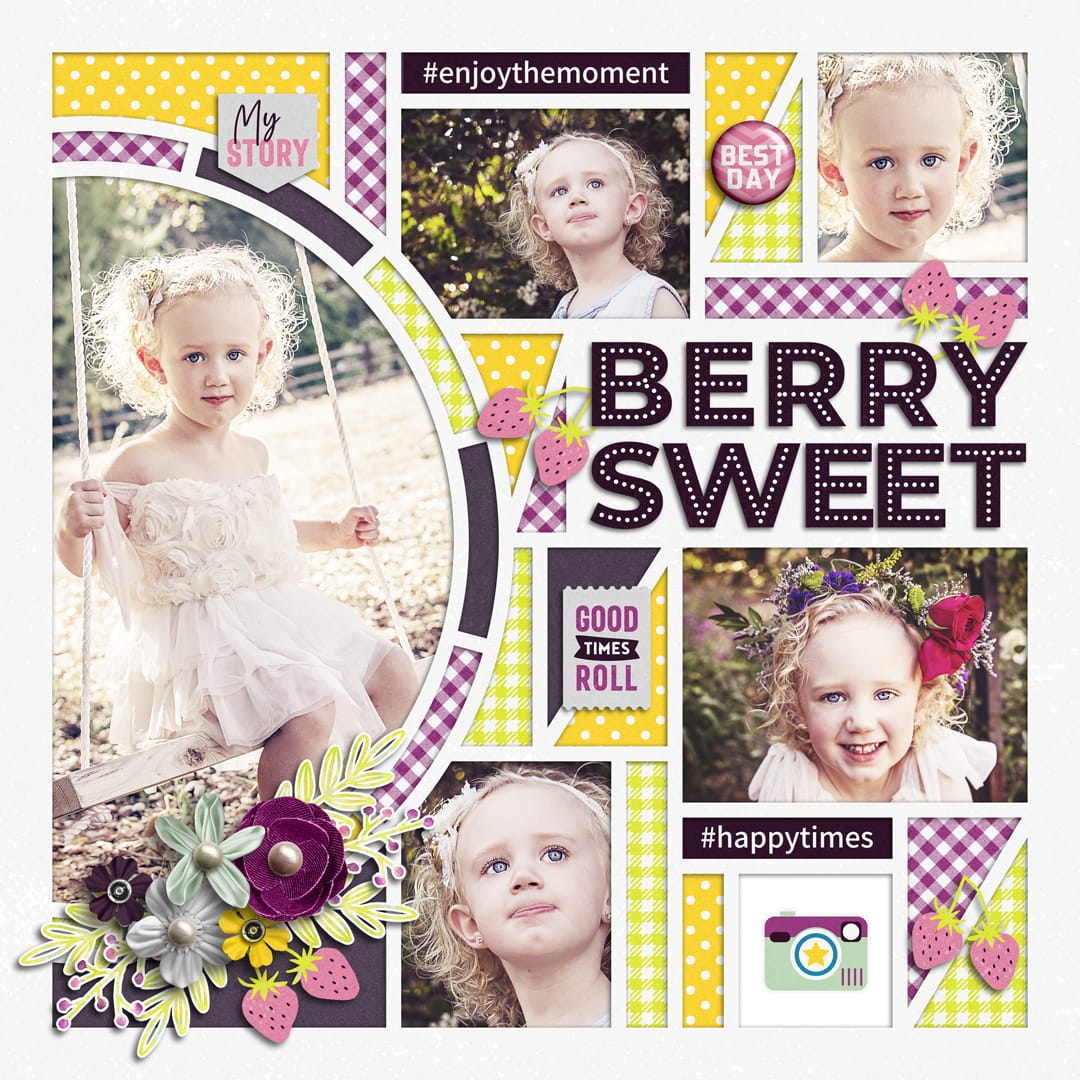 Layout Sample of Crazy Squares 11 | Templates