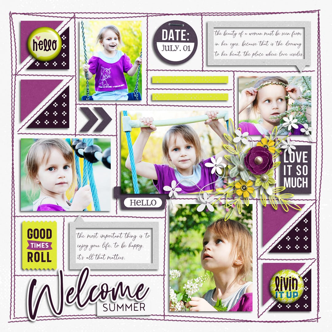 Layout Sample of In The Box 10 | Templates
