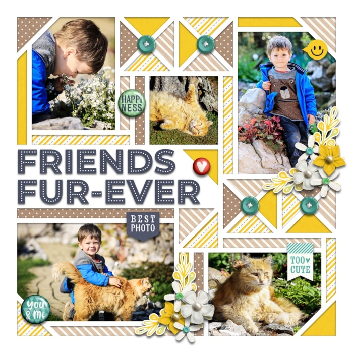 This Makes Me Happy | Collection, Crazy Squares 12 | Templates