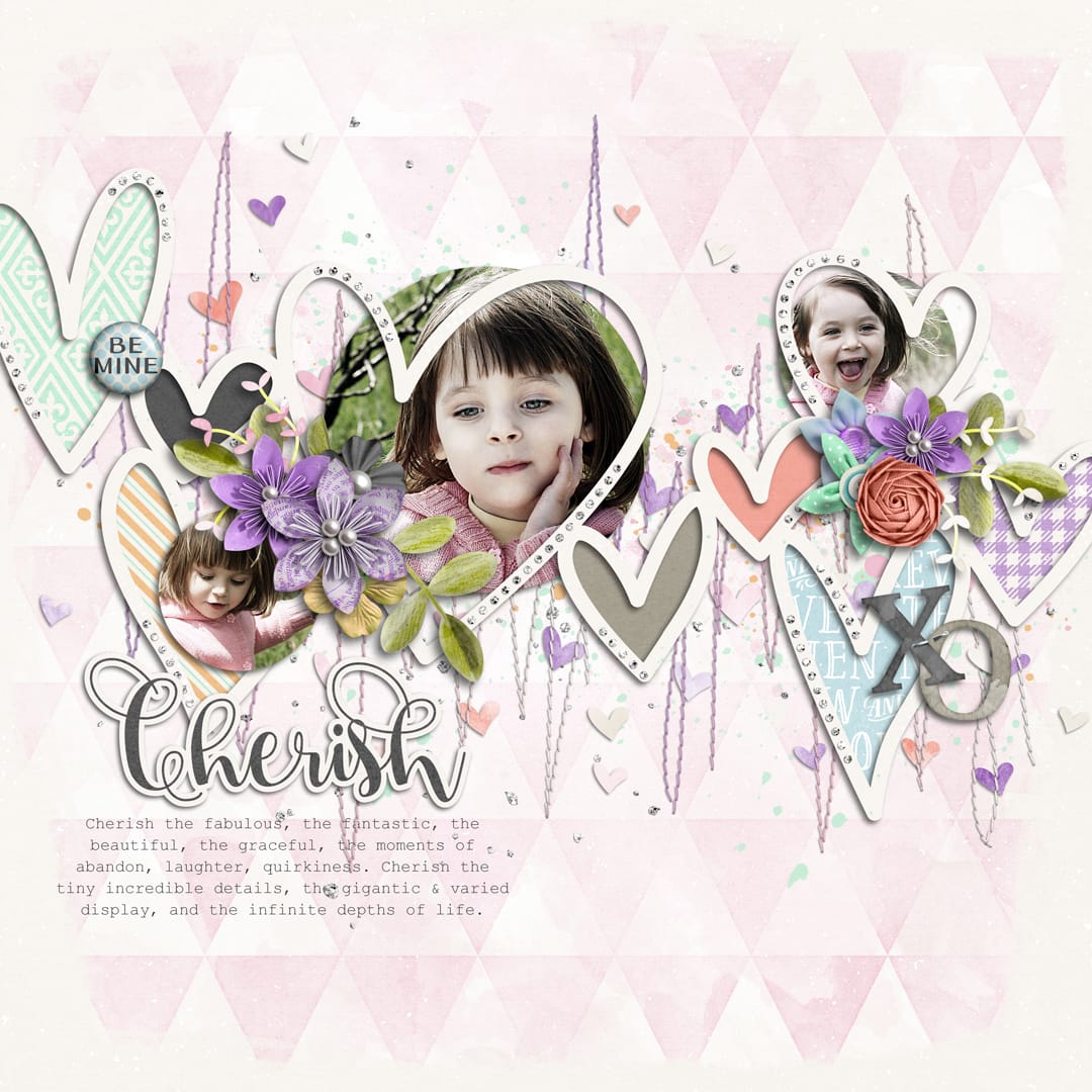Layout Sample of Cherish You | Quickpages