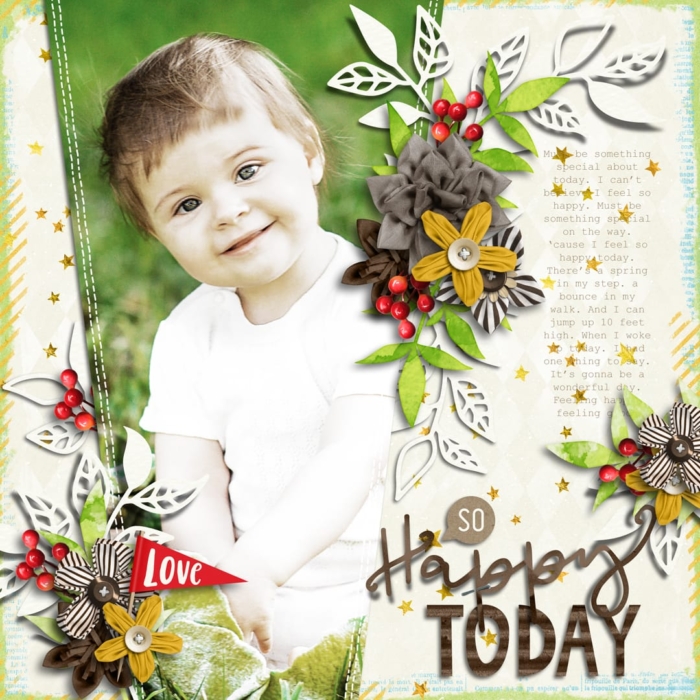 Ordinary Day Again | Collection, Summer Leaves 01 | Templates