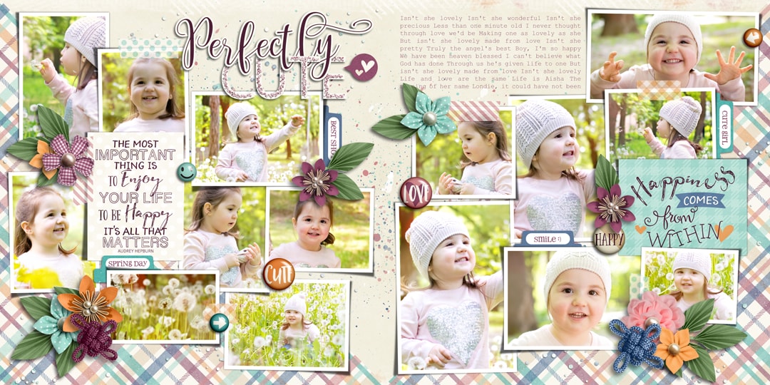 Layout Sample of Be Happy And Smile | Quickpages 01