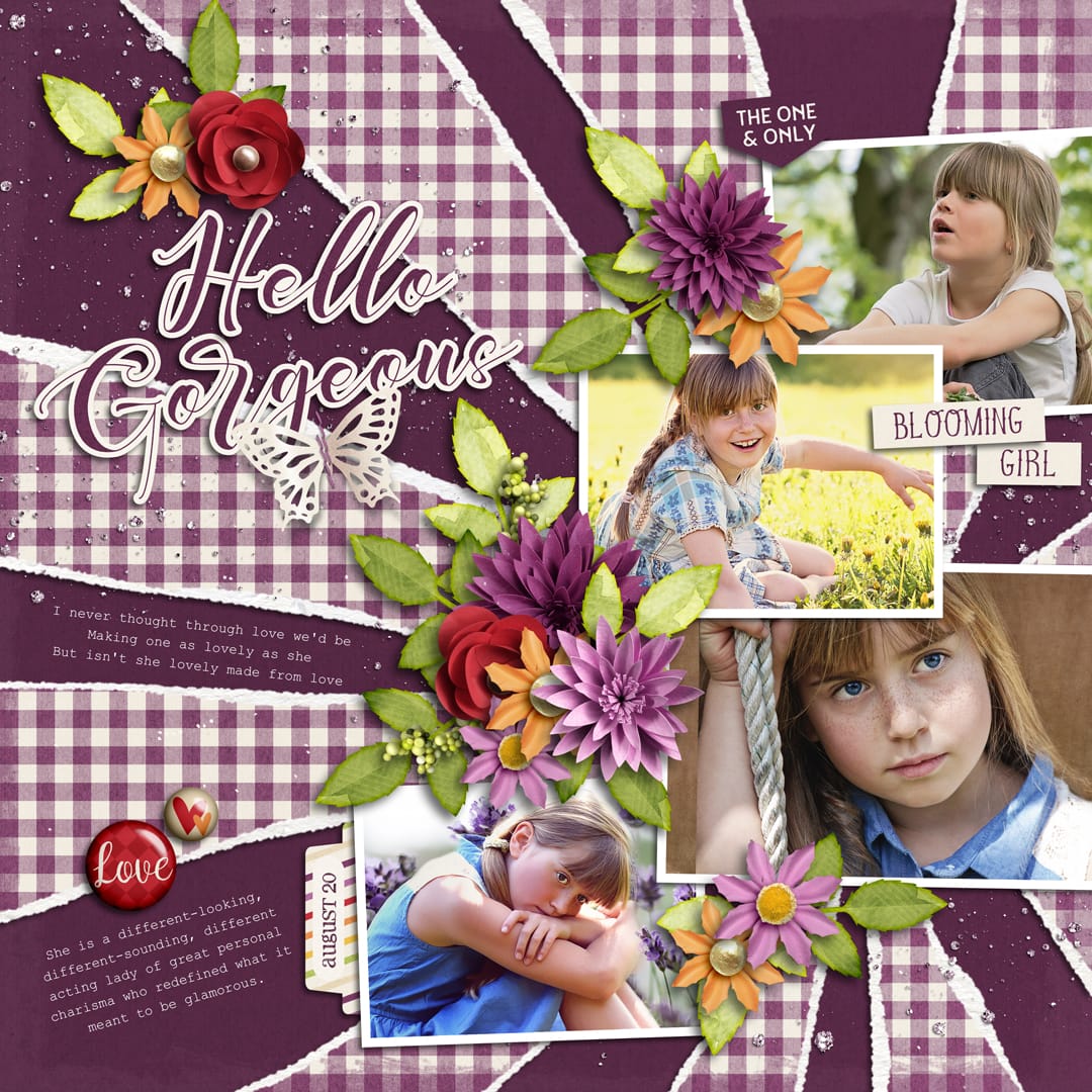 Layout Sample of Dahlia | Quickpages