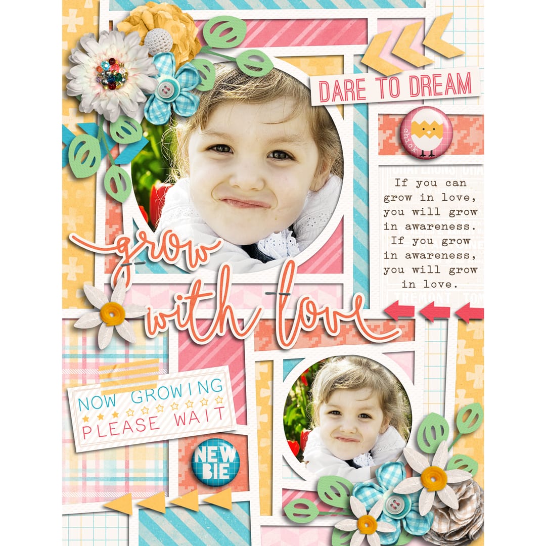 Layout Sample of Crazy Squares 05 | Rectangle Templates