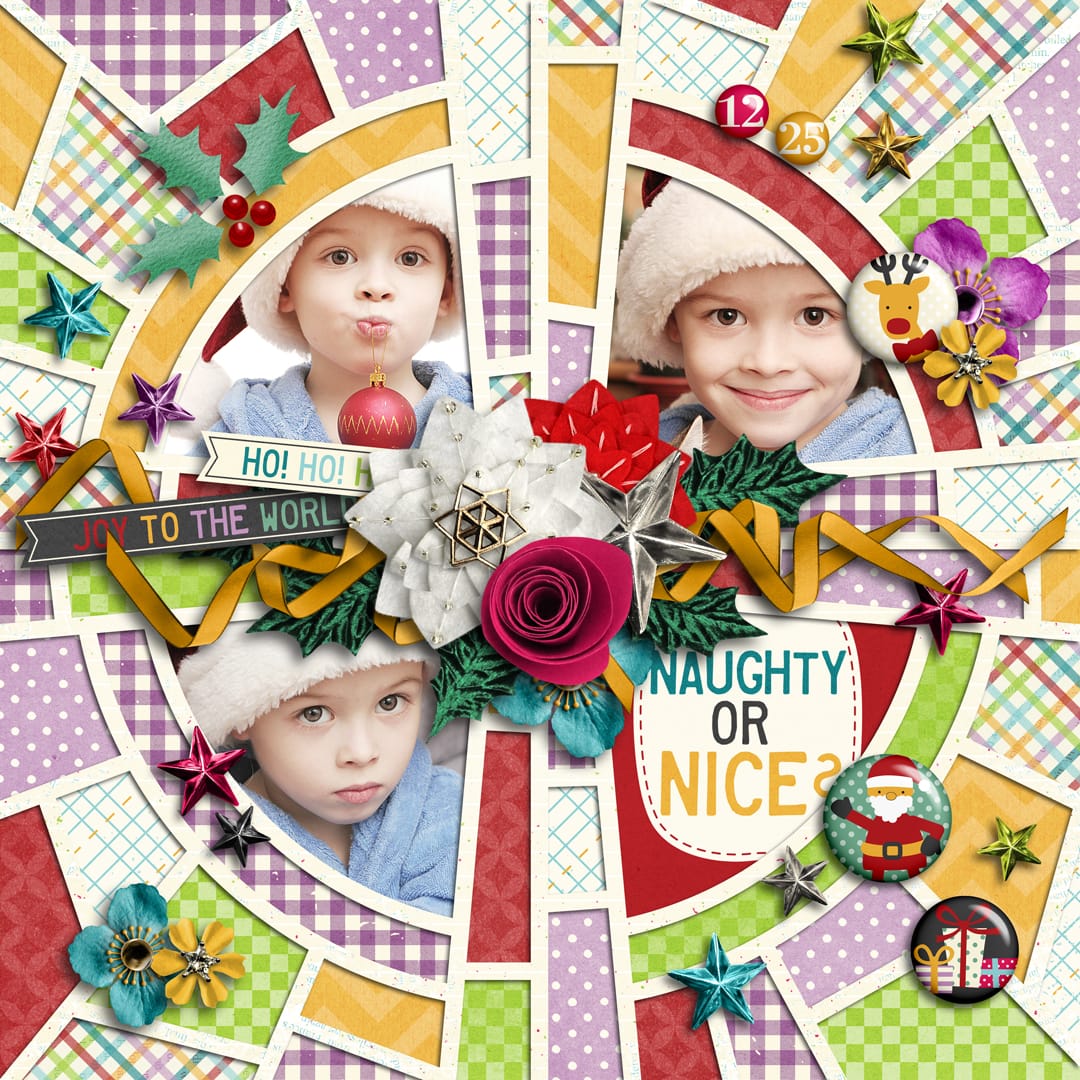 Layout Sample of Very Merry Christmas | Quickpages