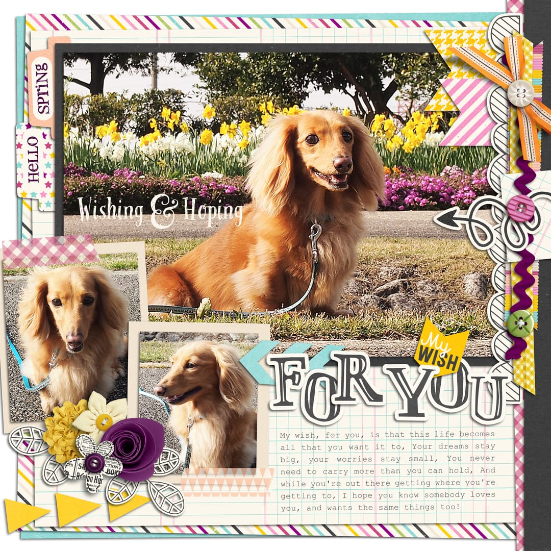 Layout Sample of Wishing And Hoping | Quickpages