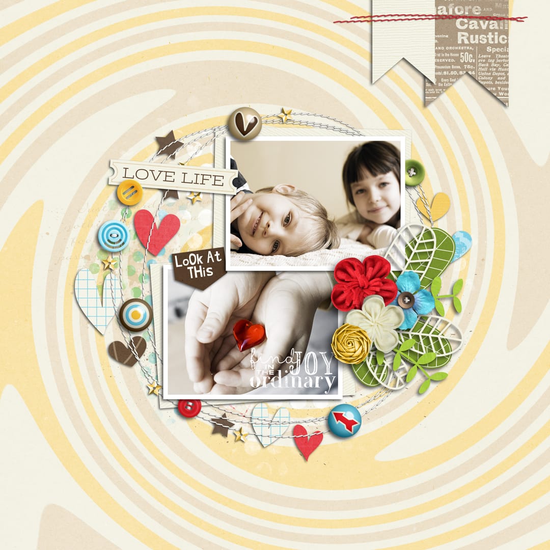Layout Sample of From The Heart 02 | Templates