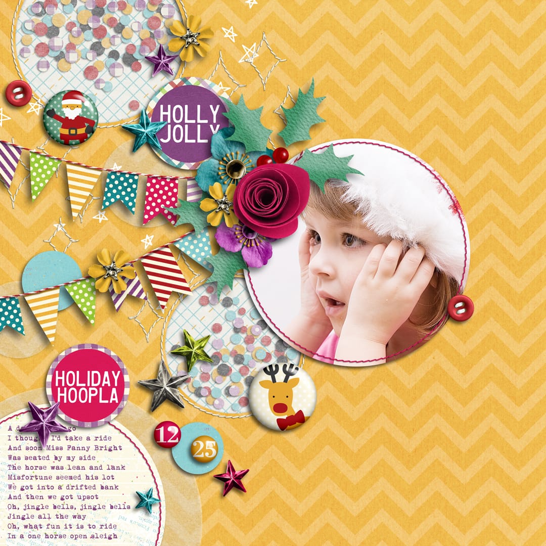 Layout Sample of Very Merry Christmas | Quickpages