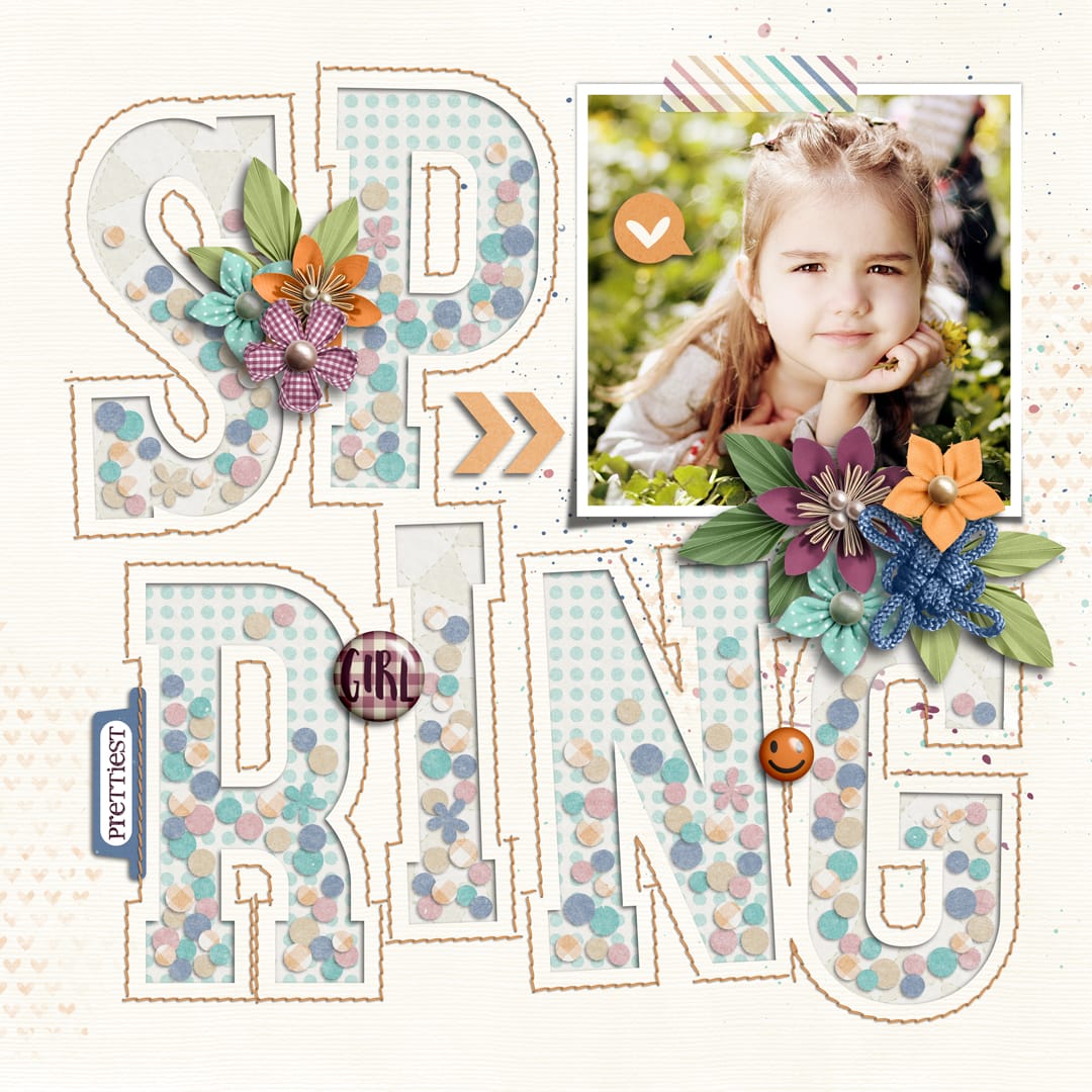 Layout Sample of Be Happy And Smile | Elements