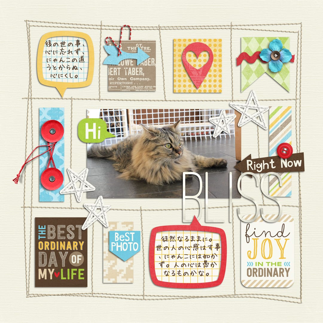 Layout Sample of In The Box 01 | Templates