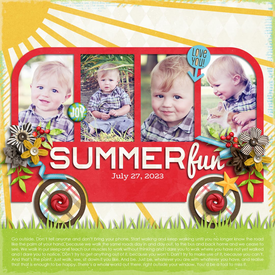 Layout Sample of Titled 16 | Templates