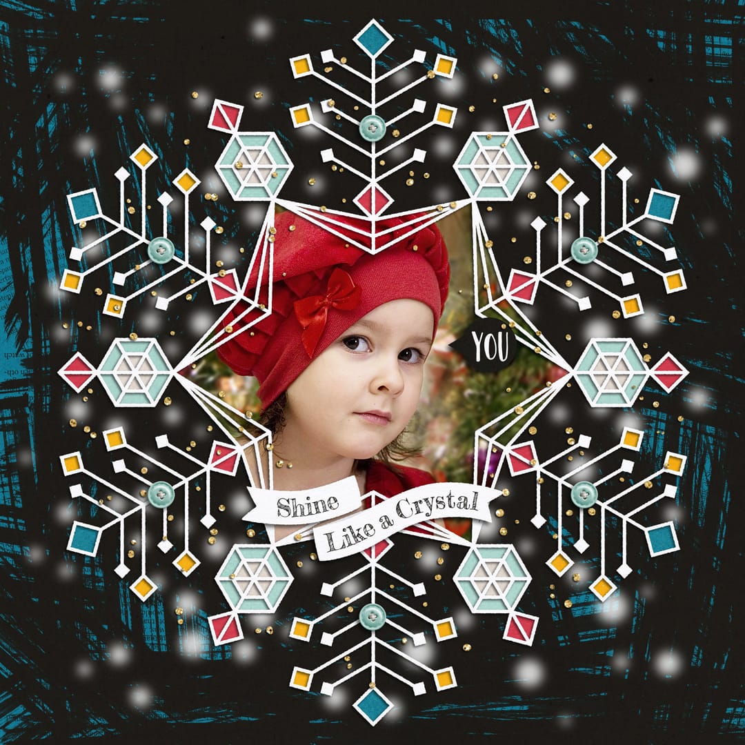 Layout Sample of Winter Leaves 01 | Templates